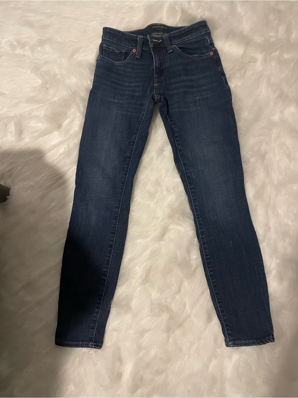 Lucky Brand Dark Indigo Skinny Jeans